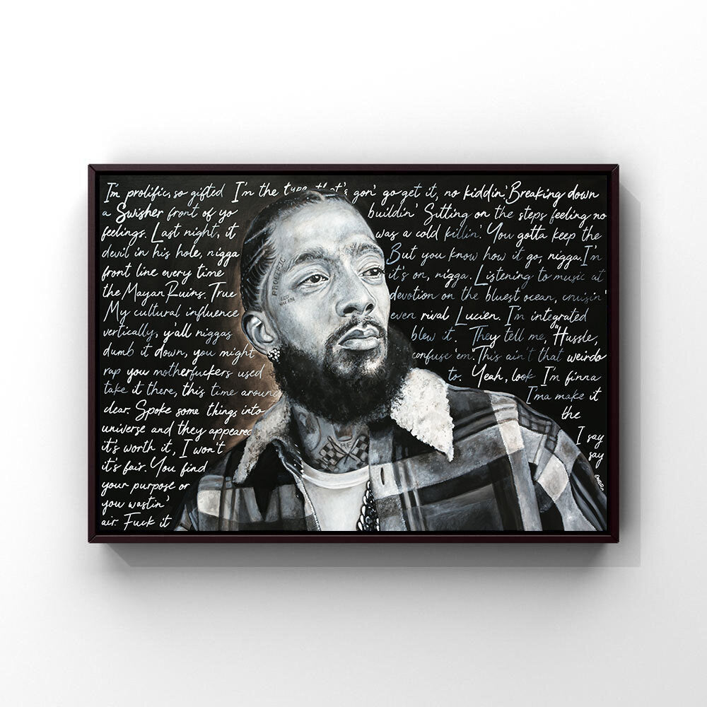 Nipsey Hussle Tribute Print