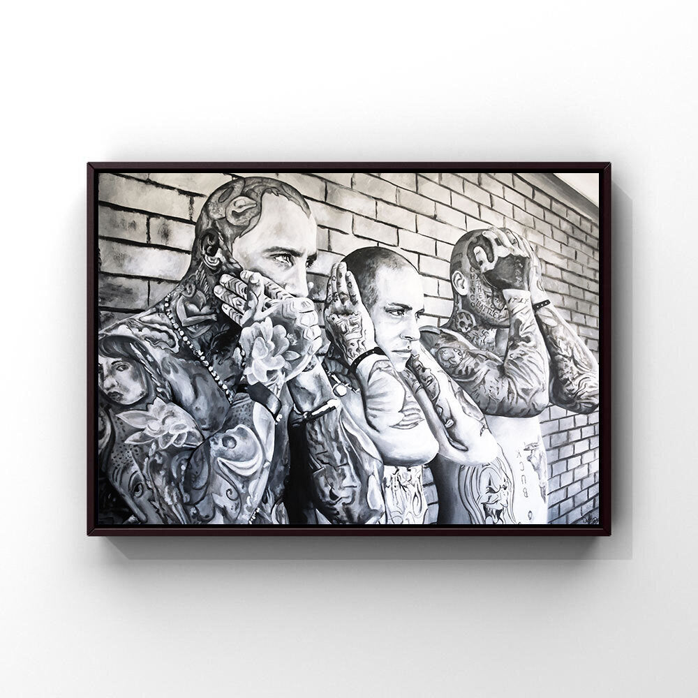 Hear No Evil Speak No Evil See No Evil Print