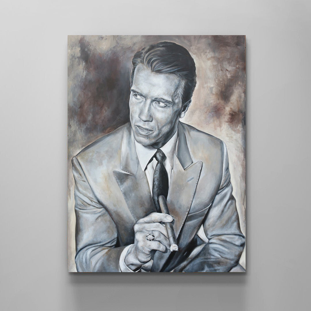 &#39;TIMELESS&#39; - Arnold Schwarzenegger Canvas