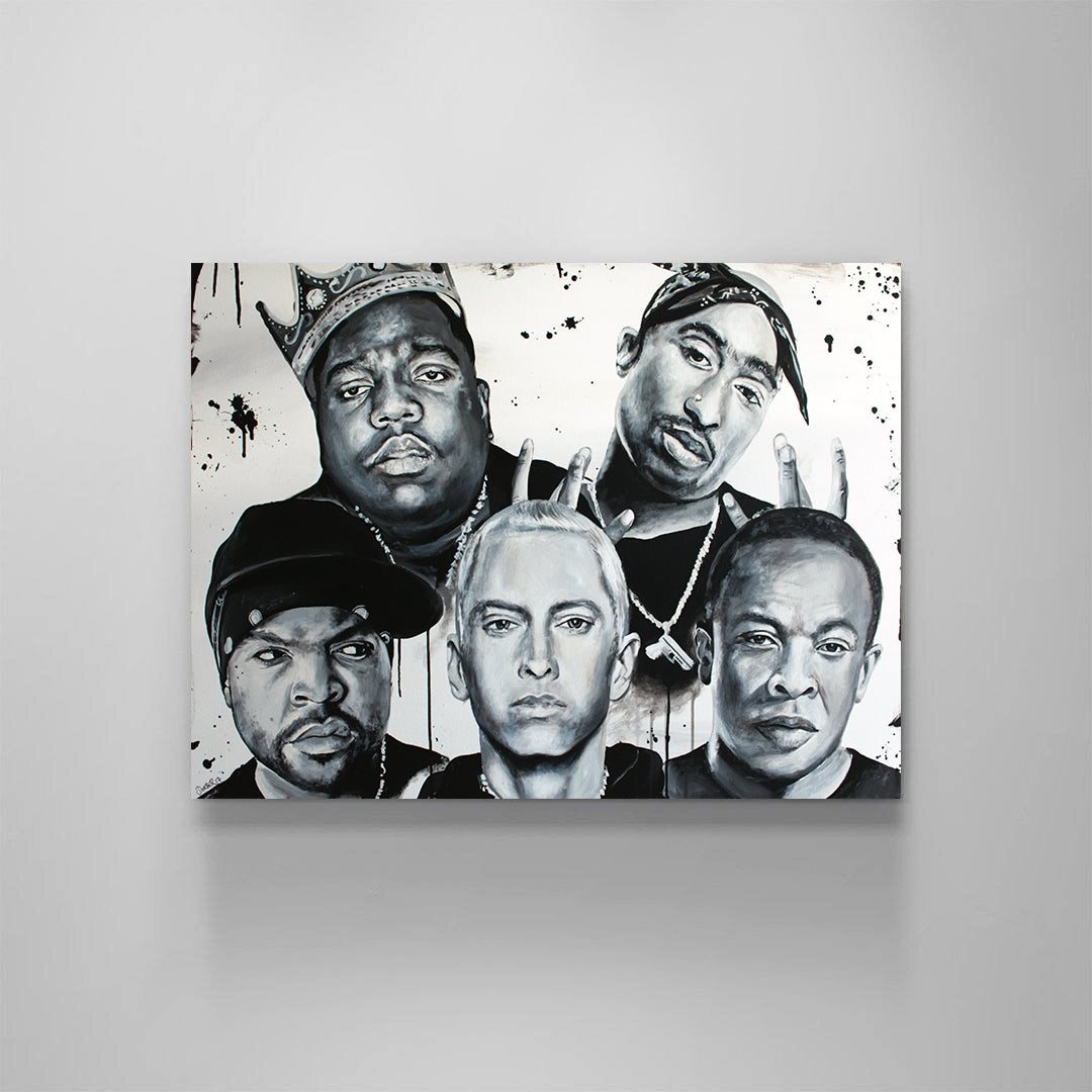 5 Rappers Canvas