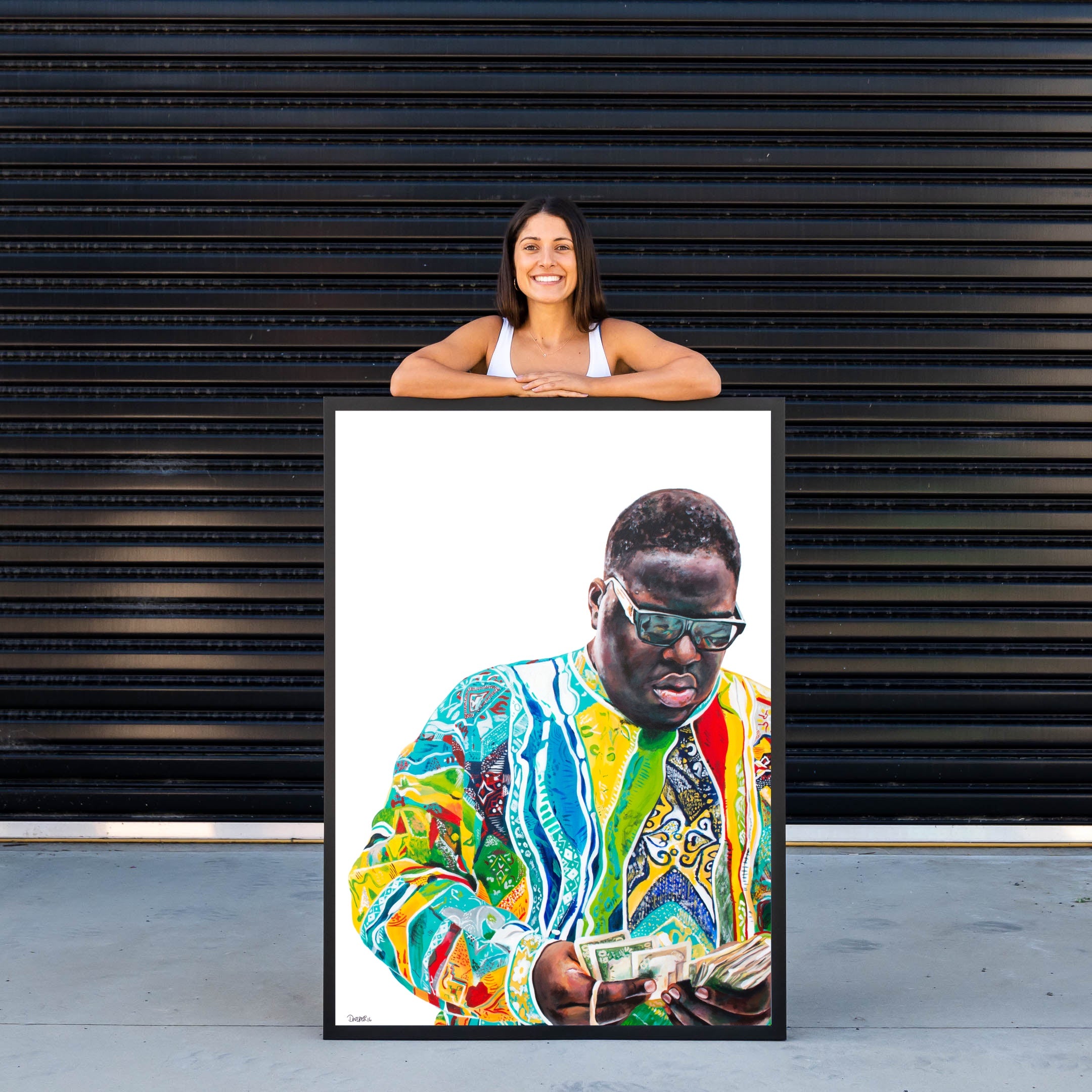Biggie 'MONEY NEVER SLEEPS' Print