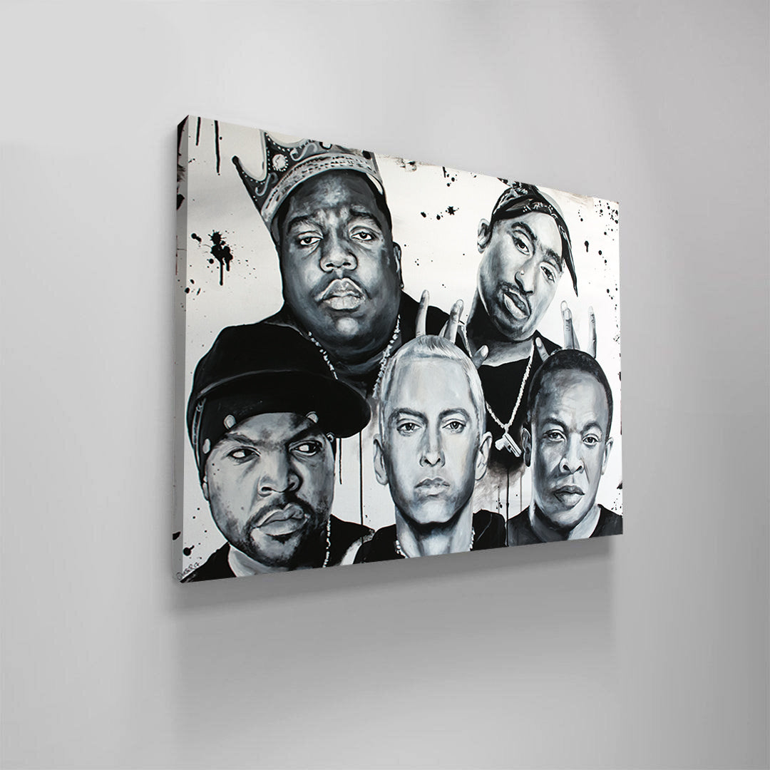 5 Rappers Canvas