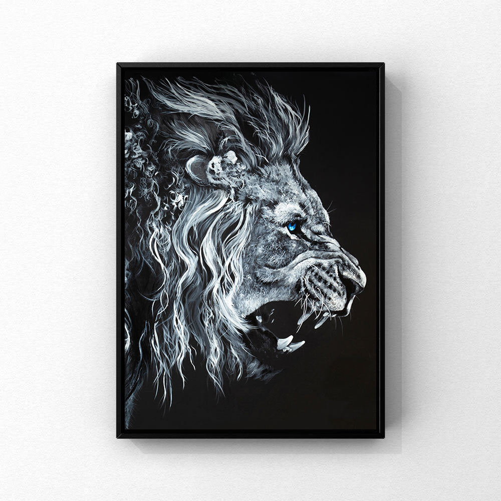 Lion Portrait Print