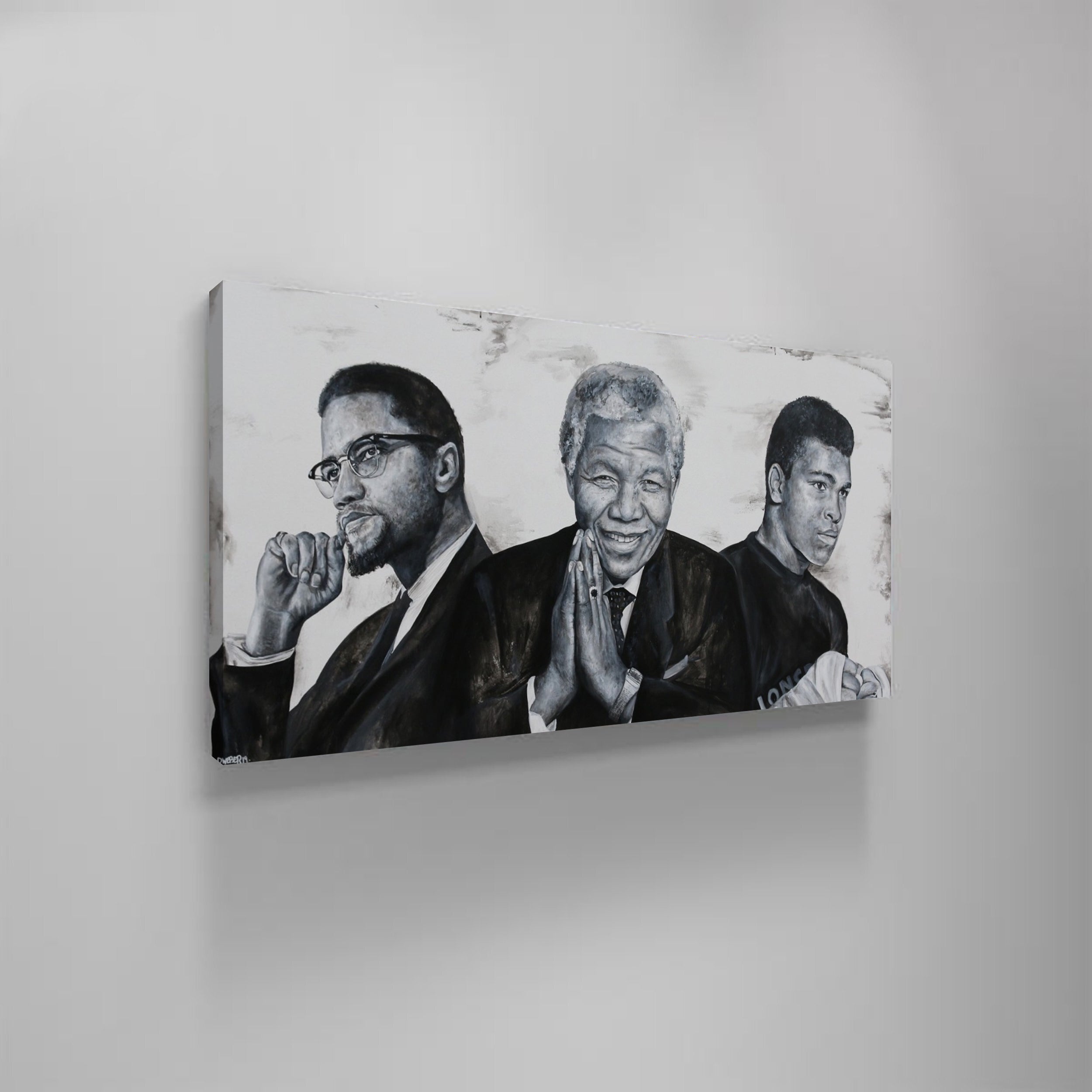 3 KINGS - Malcom x Mandela x Muhammad Canvas