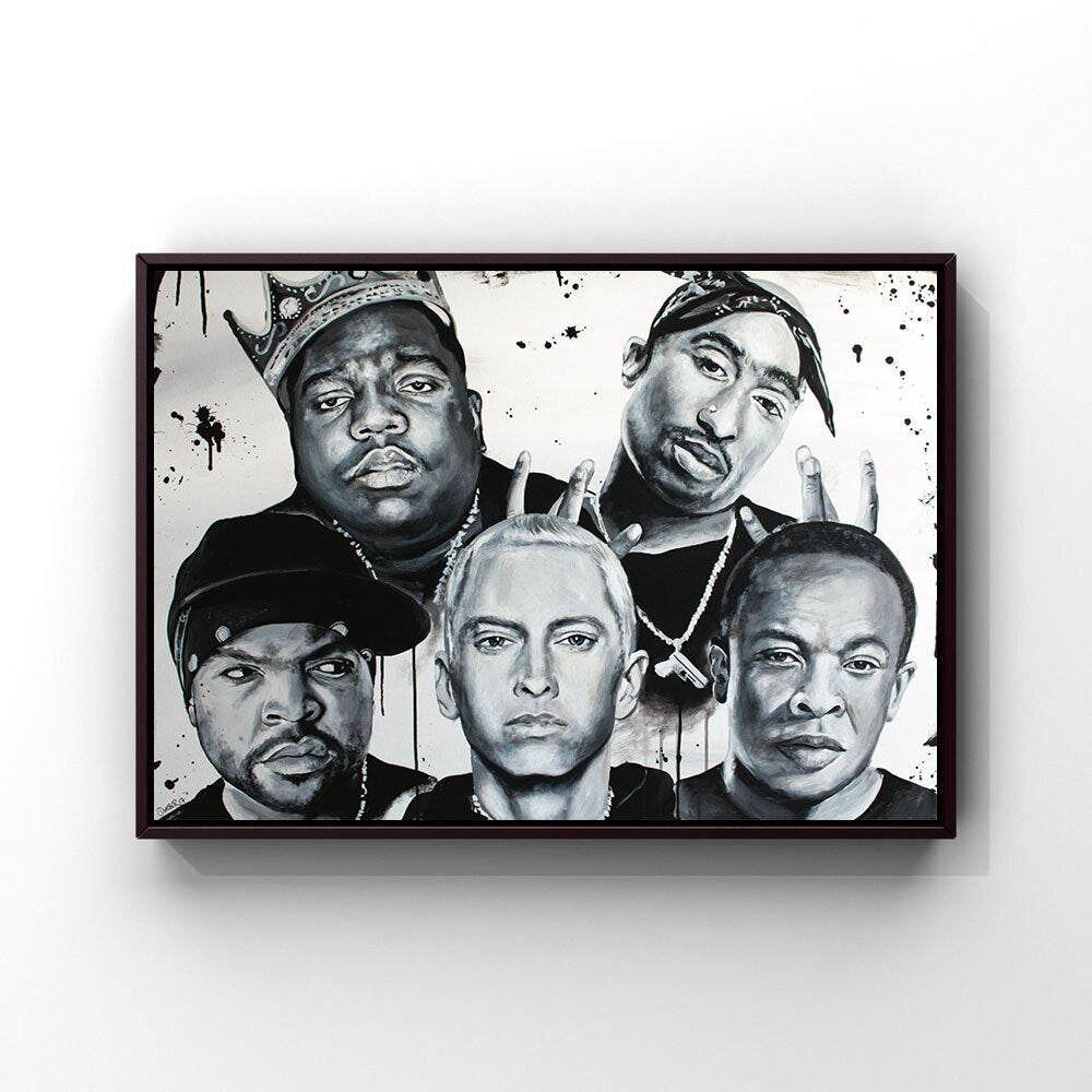 5 Rappers Print