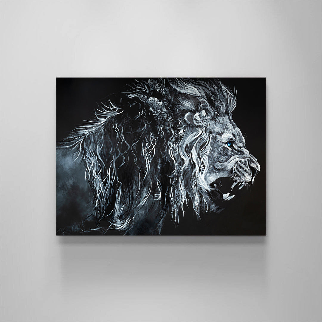 Fierce Friend Lion Canvas