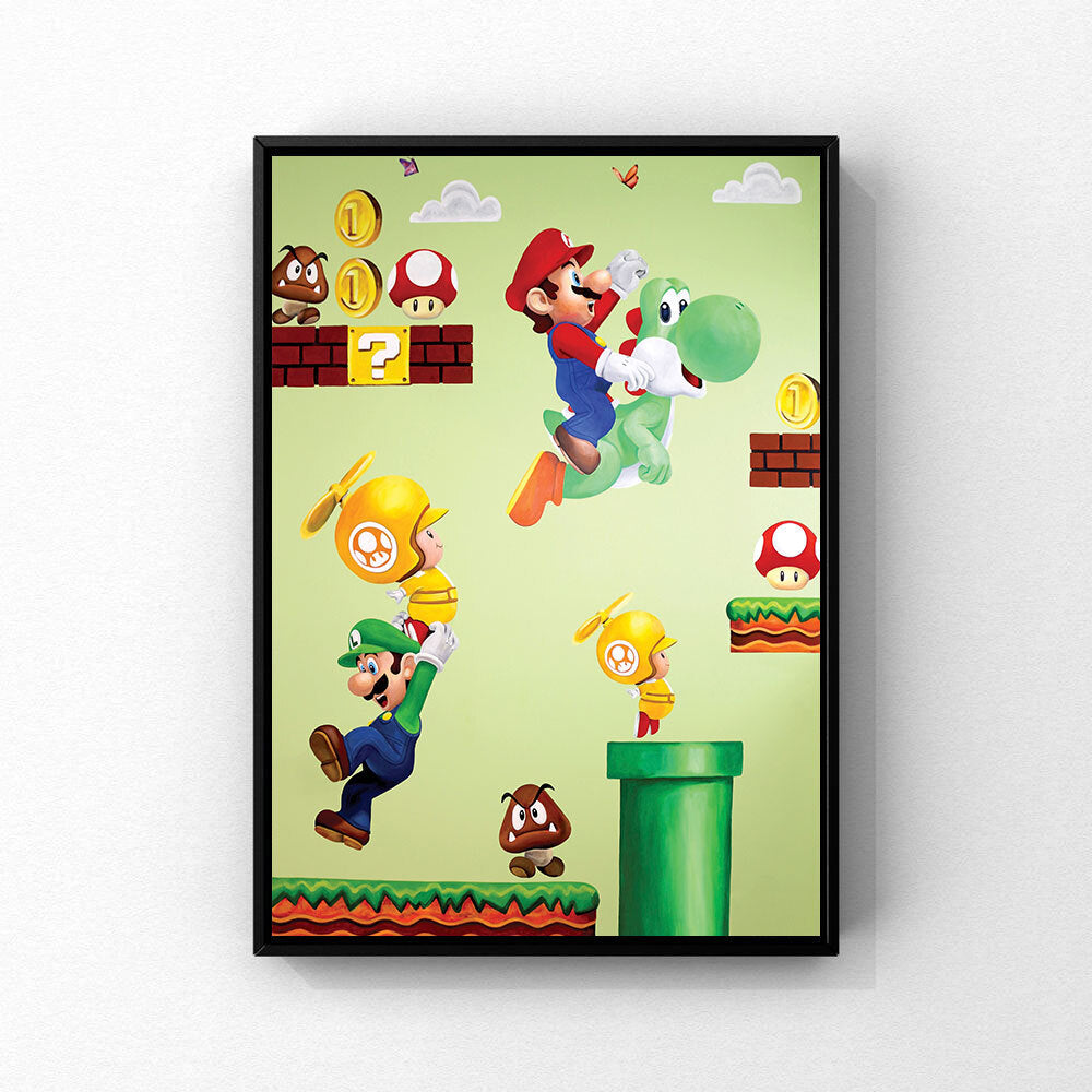 Mario &amp; Luigi Print