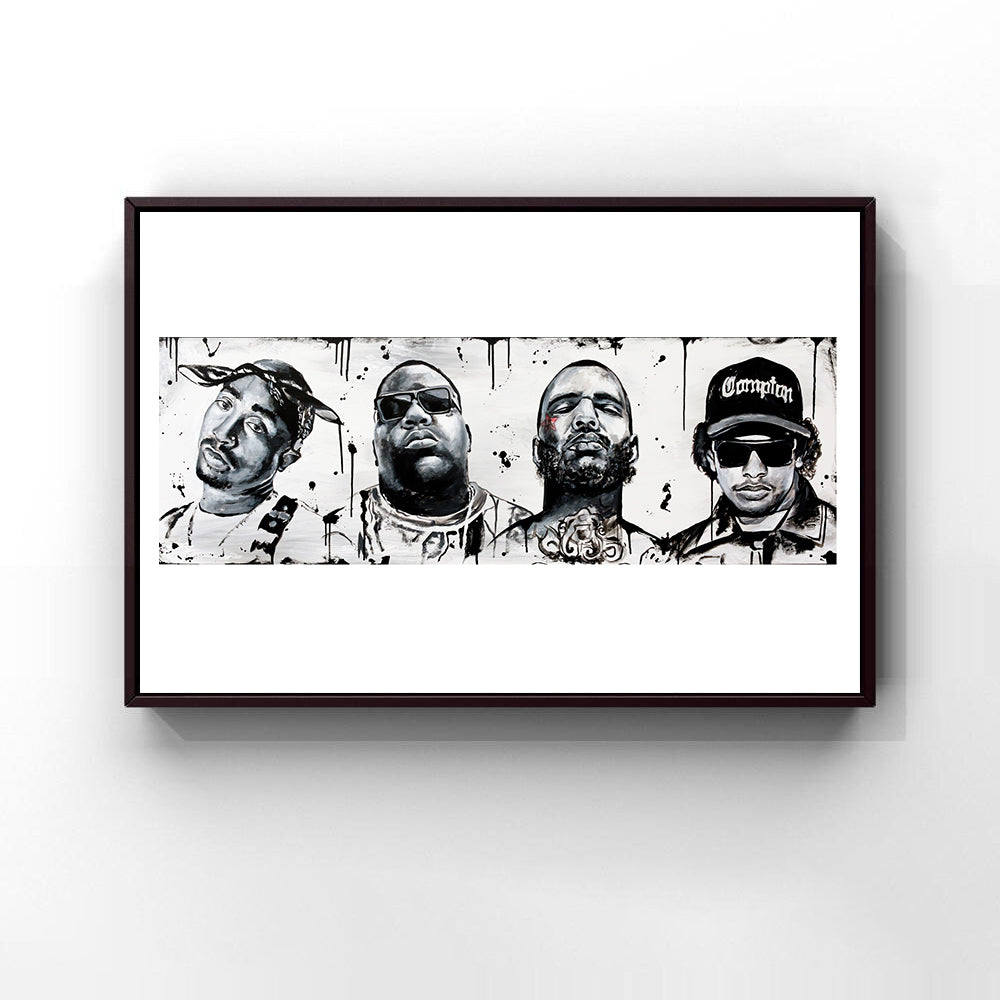 Tupac / Biggie / Game/ Eazy-E Print