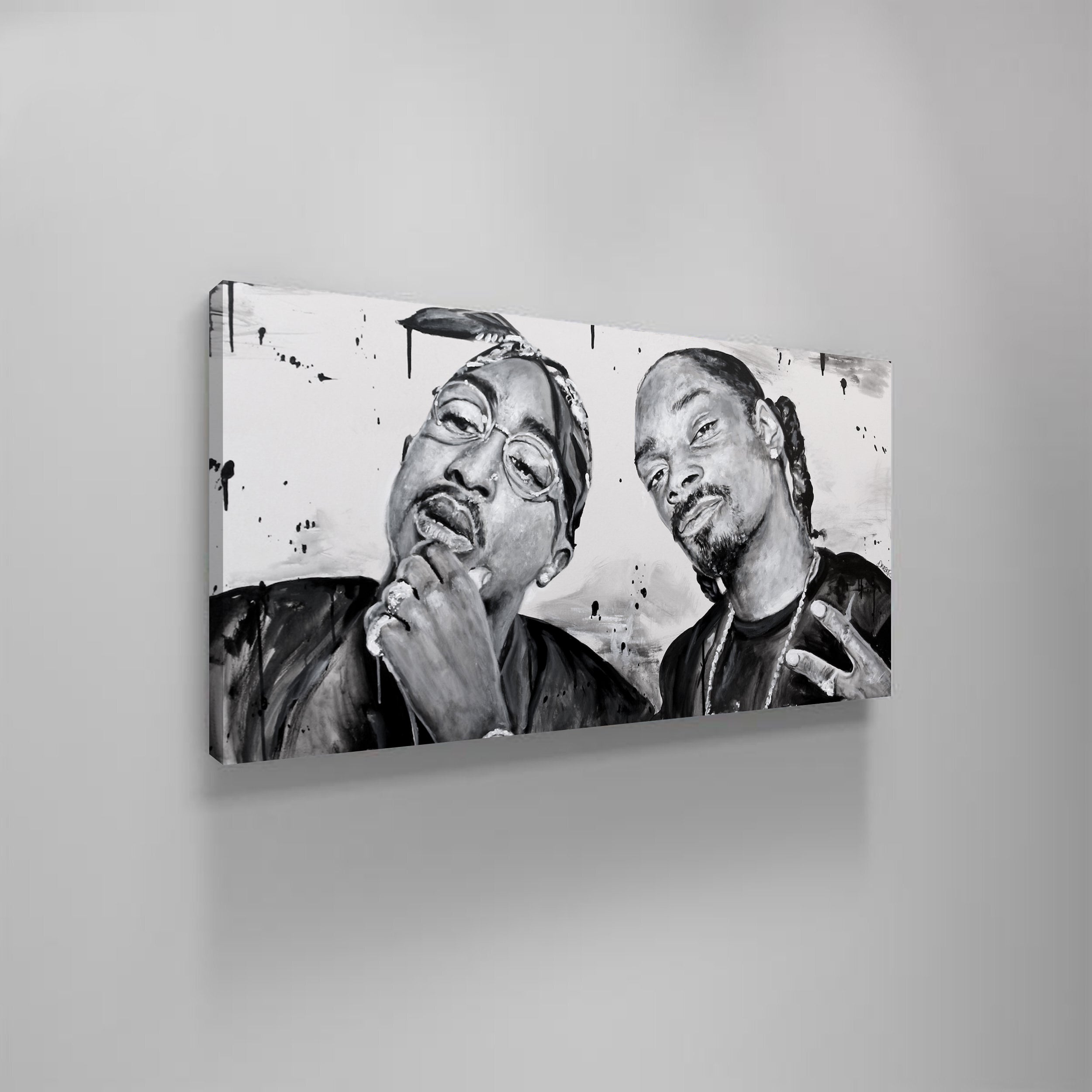Tupac and Snoop Canvas